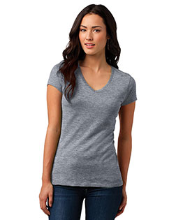  District Juniors Soft Wash V-Neck Tee. DT4501