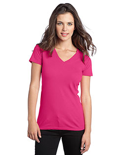 District Threads DT5501 Women Concert V-Neck Tee