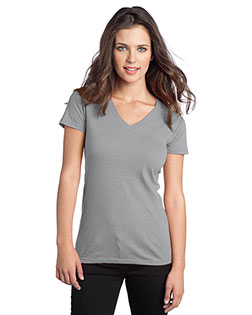 District Threads DT5501 Women Concert V-Neck Tee In Big & Tall Sizes