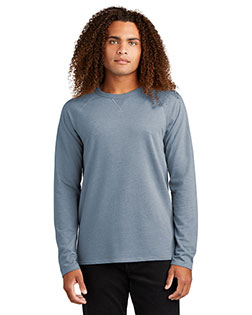 District Featherweight French Terry Long Sleeve Crewneck DT572 at BignTallApparel