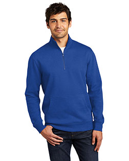 District DT6106 Men V.I.T.Fleece 1/4-Zip at BigNTallApparel