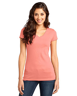 District Threads DT6501 Women Very Important V-Neck Tee at BigNTallApparel