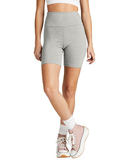 District Women's Flex High-Waist Bike Short DT7509 at BigNTallApparel