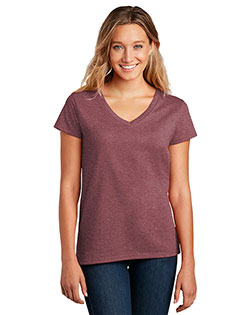 District DT8001 Women Re-Tee V-Neck