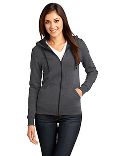 District Threads DT801 Women Concert Fleece Full-Zip Hoodie