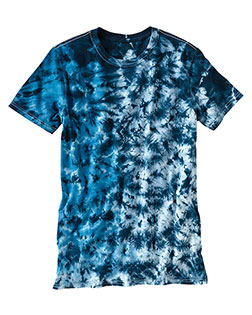 Dyenomite 640LM LaMer Over-Dyed Crinkle Tie-Dyed T-Shirt at BigNTallApparel