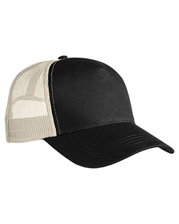Econscious EC7094 Women Organic Cotton/RPET Semi-Curve Trucker Cap In Big & Tall Sizes