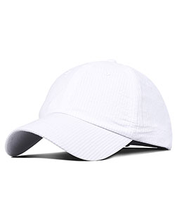 Fahrenheit F303 Light Weight Cotton Seersucker Cap at BigNTallApparel