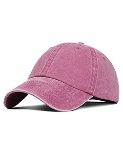 Fahrenheit F470 Promotional Pigment Dyed Washed Cotton Cap at BigNTallApparel