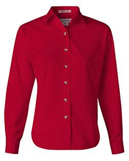 FeatherLite 5283 Women's Long Sleeve Stain-Resistant Tapered Twill Shirt