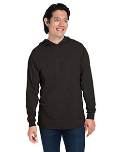 Fruit of the Loom 4930LSH Men 's HD Cotton™ Jersey Hooded T-Shirt