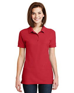  Gildan Ladies 6.6-Ounce 100% Double Pique Cotton Sport Shirt. 82800L at BigNTallApparel