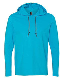 Gildan 987  Softstyle® Lightweight Hooded Long Sleeve T-Shirt