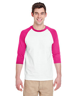 Gildan G570 adult Heavy Cotton™ 3/4-Raglan Sleeve T-Shirt