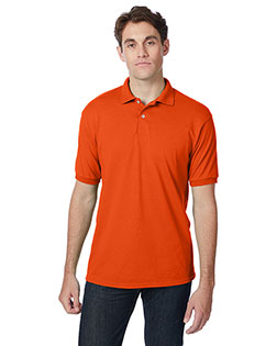 Hanes 054 Men Adult 50/50 EcoSmart® Jersey Knit Polo