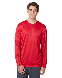 Hanes 482L  Cool DRI® Long Sleeve Performance T-Shirt at BignTallApparel