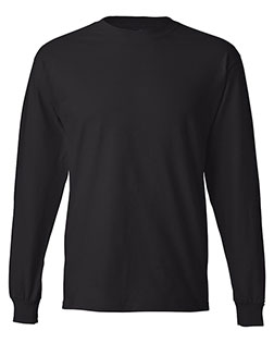 Hanes 5186 Men Beefy 100% Cotton Long Sleeve T Shirt at BigNTallApparel