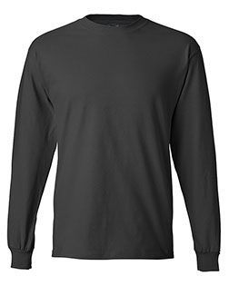 Hanes 5186 Men Beefy 100% Cotton Long Sleeve T Shirt