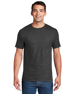 Hanes 5190 Beefy-T® Pocket T-Shirt at BigNTallApparel