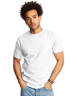 Hanes 5190P adult Beefy-T® with Pocket