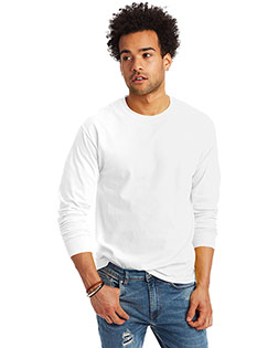 Hanes 5586 Men Tagless 100% Comfortsoft Cotton Long Sleeve T Shirt