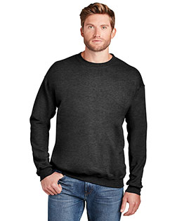 Hanes F260 Men Adult Ultimate Cotton® 90/10 Fleece Crew at BignTallApparel