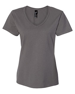 Hanes S04V Perfect-T Women’s V-Neck T-Shirt