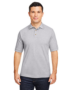 Harriton M200 Men 6 Oz Ringspun Cotton Pique Short Sleeve Polo In Big & Tall Sizes