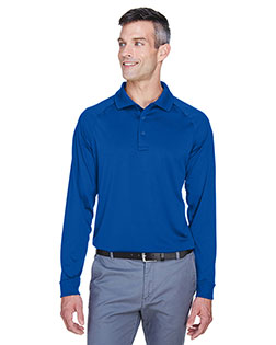 Harriton M211L Men 's Advantage Snag Protection Plus Long-Sleeve Tactical Polo In Big & Tall Sizes