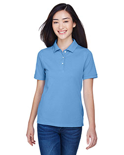 Harriton M265W Women 5.6 Oz. Easy Blend Polo In Big & Tall Sizes