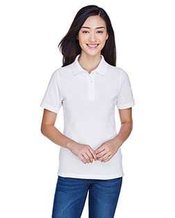 Harriton M265W Women 5.6 Oz. Easy Blend Polo