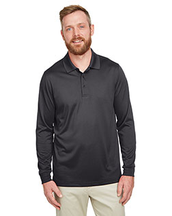 Harriton M348L Men's Advantage Snag Protection Plus IL Long Sleeve Polo at BigNTallApparel