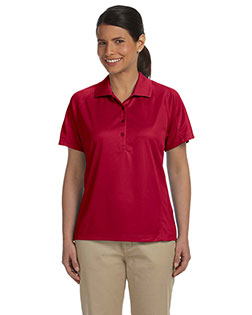 Harriton M374W Women 3.8 Oz. Polytech Mesh Insert Polo