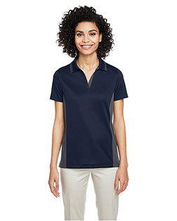 Harriton M386W  Ladies' Flash Snag Protection Plus IL Colorblock Polo