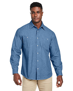 Harriton M540  Men's Denim Shirt-Jacket