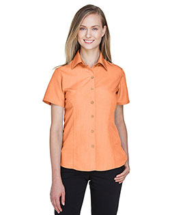 Harriton M560W Women Barbados Textured Camp Shirt