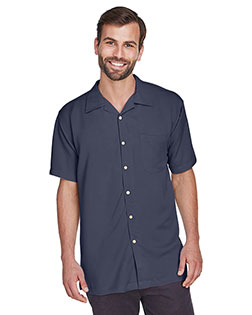 Harriton M570 Men Bahama Cord Camp Shirt