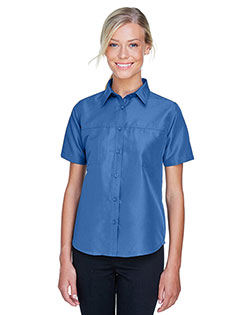 Harriton M580W  Ladies' Key West Short-Sleeve Performance Staff Shirt