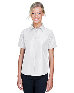 Harriton M580W  Ladies' Key West Short-Sleeve Performance Staff Shirt