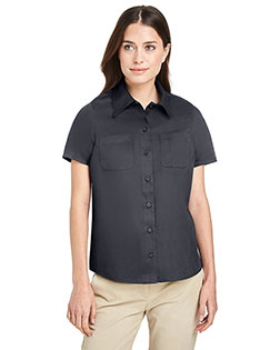 Harriton M585W  Ladies' Advantage IL Short-Sleeve Work Shirt
