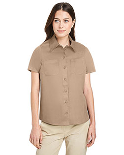 Harriton M585W  Ladies' Advantage IL Short-Sleeve Work Shirt