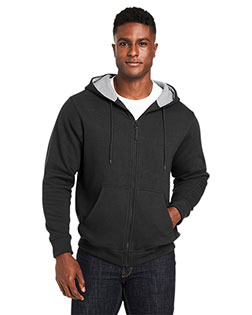 Harriton M711T  Men's Tall ClimaBloc™ Lined Heavyweight Hooded Sweatshirt