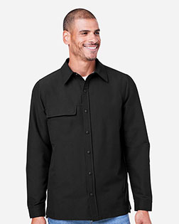 Harriton M72 Unisex Flex Twill Overshirt Jacket