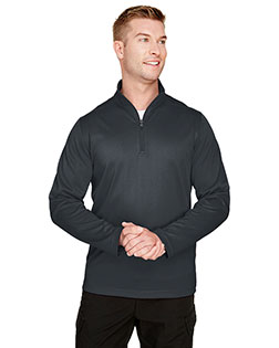 Harriton M748 Men's Advantage Snag Protection Plus Quarter-Zip In Big & Tall Sizes