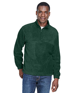 Harriton M980 Men 8 Oz Quarter Zip Fleece Pullover