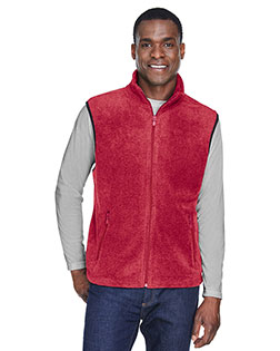 Harriton M985 Men 8 Oz Fleece Vest In Big & Tall Sizes