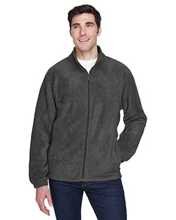 Harriton M990T  Men's Tall 8 oz. Full-Zip Fleece