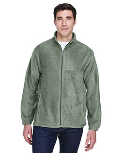 Harriton M990T  Men's Tall 8 oz. Full-Zip Fleece