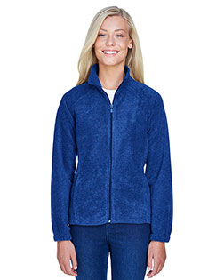 Harriton M990W Women 8 Oz. Full-Zip Fleece In Big & Tall Sizes