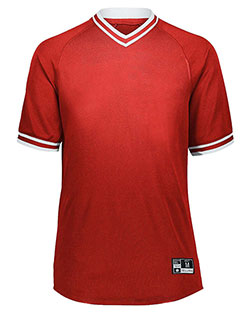 Holloway 221021  Retro V-Neck Baseball Jersey